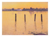 Voiliers sur L'Escault Giclee Print by Theo van Rysselberghe