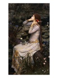 Ophélie Reproduction procédé giclée par John William Waterhouse