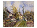 Painting of the French Countryside by Alfred Sisley Giclee Print by Geoffrey Clements Painting of the French Countryside by Alfred Sisley Giclee Print by Geoffrey Clements