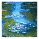 Nympheas Giclée-Druck von Claude Monet
