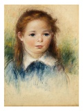 Portrait of a Young Girl Giclee Print by Pierre-Auguste Renoir