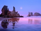 Sea Stacks and Beach Photographie par Cindy Kassab