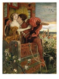 Romeo et Juliette reproduction procédé giclée par Ford Madox Brown