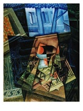 Still Life Before an Open Window, Place Ravignan Giclee Print by Juan Gris