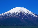 Snow Capped Mount Fuji Photographic Print
