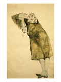 Fille endormie Reproduction procédé giclée par Egon Schiele