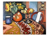 Nature morte avec tournesols II Reproduction procédé giclée par August Macke