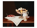 Still Life with Sweets and Strawberries Giclee Print by George Cope