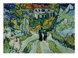 Stairway at Auvers Giclee Print by Vincent van Gogh