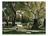 Verano Lámina giclée por Henri Rousseau