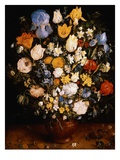 Small Vase of Flowers by Jan Brueghel the Elder reproduction procédé giclée par Jan Brueghel the Elder