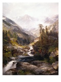 La montagne de la Sainte-Croix Reproduction procédé giclée par Thomas Moran