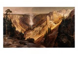 Der Grand Canyon im Yellowstone-Park Giclée-Druck von Thomas Moran