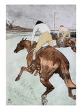 The Jockey Giclee Print by Henri de Toulouse-Lautrec