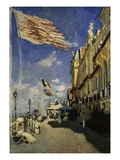 Hôtel des Roches-Noires, Trouville reproduction procédé giclée par Claude Monet