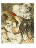 The Epinglae Hat, on Planche Giclee Print by Pierre Auguste Renoir