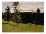 Tren en el campo Lámina giclée por Claude Monet Tren en el campo Lámina giclée por Claude Monet