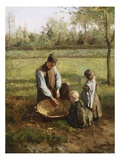 Regarder papa travailler Reproduction procédé giclée par Albert Neuhuijs