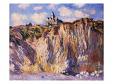 Église de Varengeville, effet de matin reproduction procédé giclée par Claude Monet
