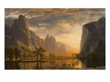 Vallée du Yosemite Reproduction procédé giclée par Albert Bierstadt