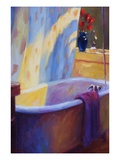 Tub and Tulips II Giclee Print by Pam Ingalls