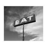 Vintage "Eat" Restaurant Sign Photographie par Aaron Horowitz