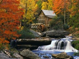Glade Creek Grist Mill Fotografisk tryk af Robert Glusic Glade Creek Grist Mill Fotografisk tryk af Robert Glusic