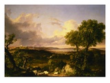 View of Boston Giclee Print by Thomas Cole