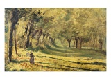 Woman in the Forest Lámina giclée por Claude Monet Woman in the Forest Lámina giclée por Claude Monet