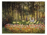 Wooded Scene Reproduction procédé giclée par Claude Monet