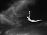 Woman Performing Swan Dive Photographic Print by Bettmann 