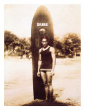 Duke Kahanamoku Lámina giclée