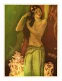 Decoración hawaiana Lámina giclée por John Kelly