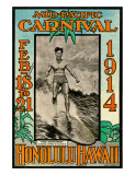 Mid-Pacific Carnival, 1914 Lámina giclée Mid-Pacific Carnival, 1914 Lámina giclée
