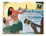 Recepción al Matson Lámina giclée