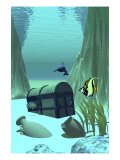 Treasure Chest Giclee Print by Carol & Mike Werner