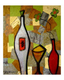 The Metallic Wine Giclee Print by Gino Savarino