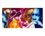 Blues Bluez Giclee-trykk av Ansel E Butler Blues Bluez Giclee-trykk av Ansel E Butler
