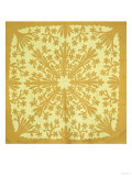 An Appliqued and Quilted Cotton Coverlet, Hawaii, Mid 19th Century Giclee Print