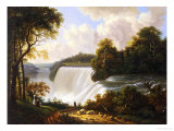 Niagara Falls Scene reproduction procédé giclée par Victor De Grailly