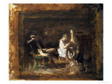 Study for Courtship reproduction procédé giclée par Thomas Cowperthwait Eakins