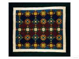 An Amish Pieced & Quilted Cotton Coverlet, Late 19th Century Giclee Print