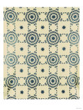 A Pieced and Appliqued Cotton Quilted Coverlet, American, Mid 19th Century Giclee Print