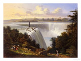 Niagara Falls Scene Giclee Print by Victor De Grailly