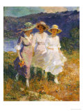 Walking in the Hills Giclee Print by Edward Henry Potthast