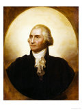Portrait de George Washington reproduction procédé giclée par Rembrandt Peale