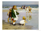Play in the Surf Giclée-Druck von Edward Henry Potthast