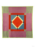 An Amish Pieced Cotton and Wool Quilted Coverlet, Lancaster County, Pennsylvania, circa 1925 Giclee Print