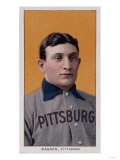 Honus Wagner Baseball Card Reproduction procédé giclée