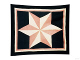 A Pieced Cotton Quilted Coverlet, American, 19th Century Giclee Print
